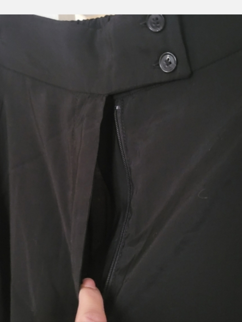 JESSICA SIMPSON Melba Wide Leg Black Flare Trouser Pants Size 14 - Picture 8 of 12